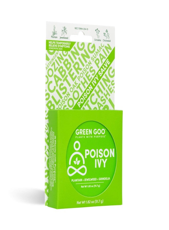 GREEN GOO Green Poison Ivy Treatment & Relief salve, Natural Poison Ivy Cream For Soothing Irritation, Protecting Skin & Relieving Pain & Itching, 1.82 Oz - Image 1